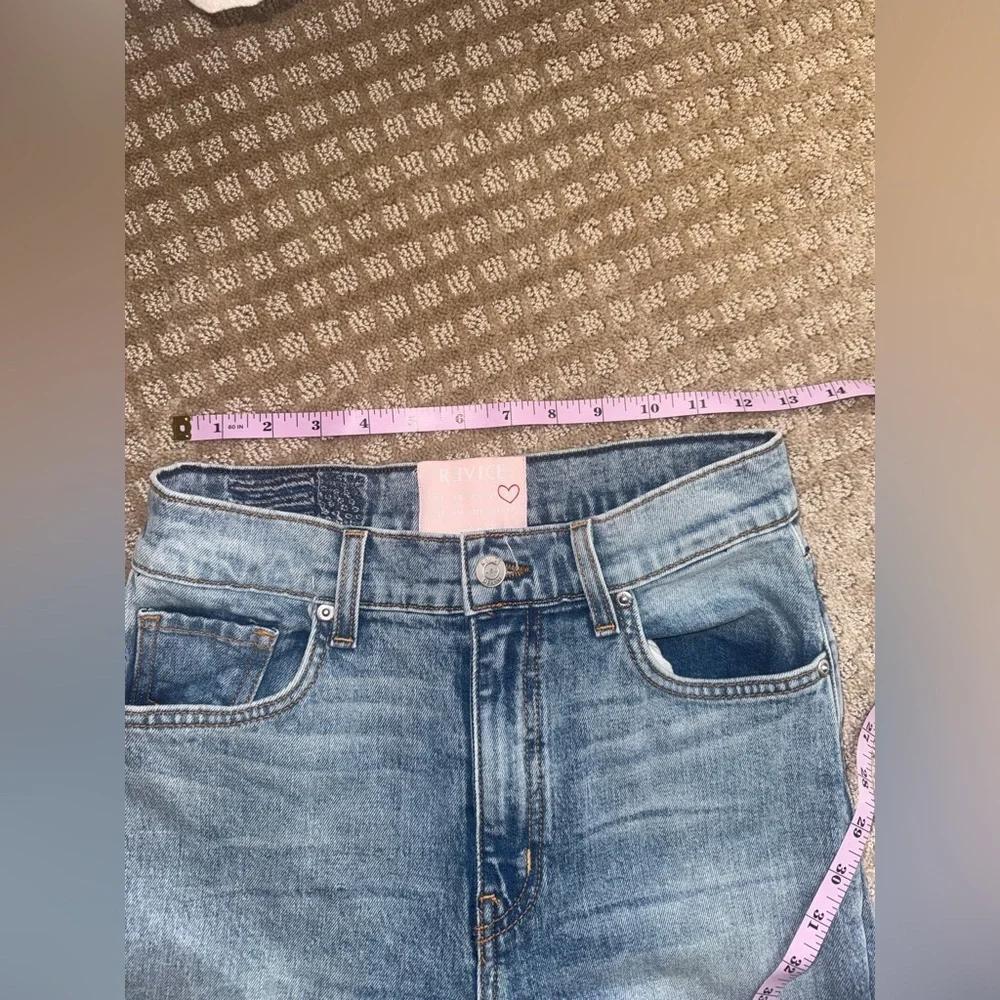 Revice Days Off Honey Bunch Scrunch Ankle Jeans size 27 - Picture 6 of 10